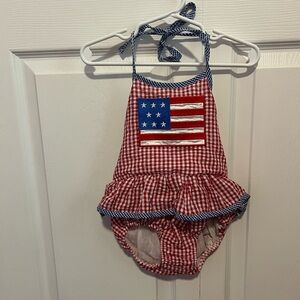 Classic whimsy one piece bathing suite